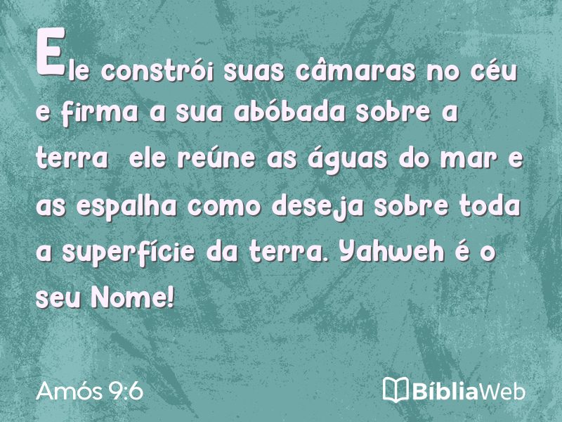 Amós 9:6 em imagem para compartilhar