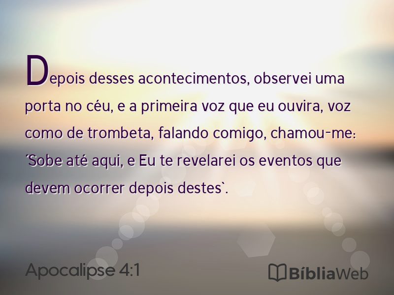 Apocalipse 4:1 em imagem para compartilhar