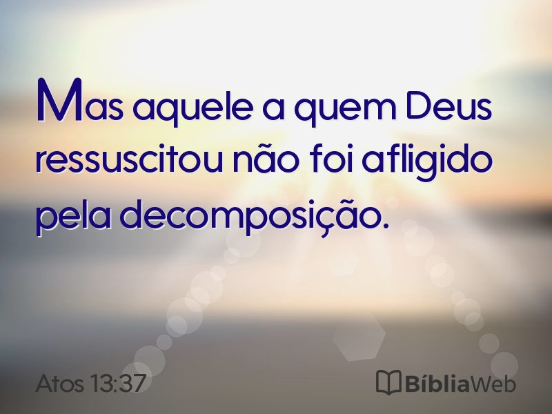 Atos 13:37 em imagem para compartilhar