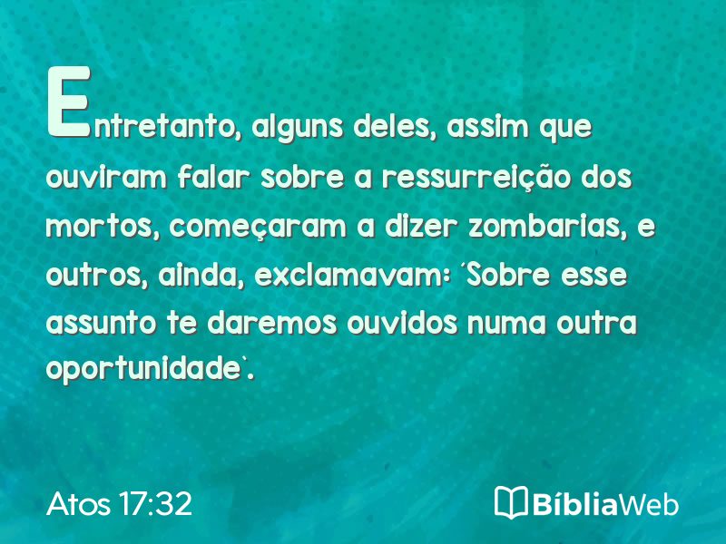 Atos 17:32 em imagem para compartilhar