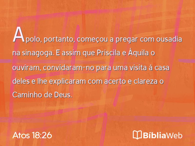 Atos 18:26 em imagem para compartilhar
