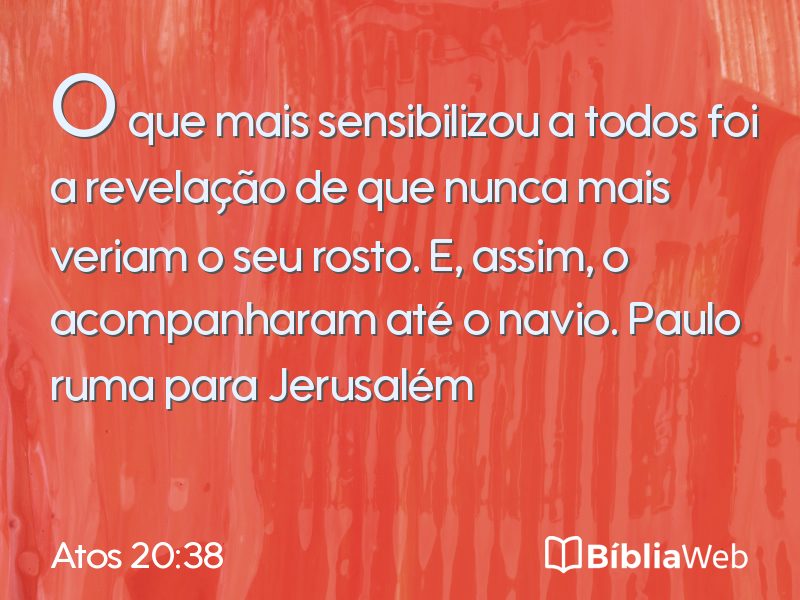 Atos 20:38 em imagem para compartilhar
