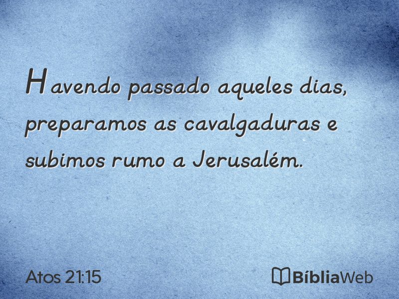 Atos 21:15 em imagem para compartilhar