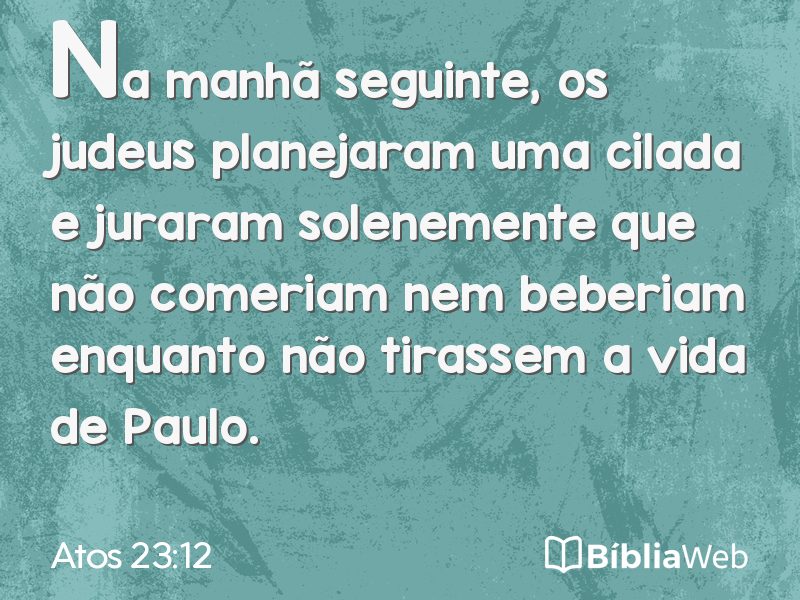 Atos 23:12 em imagem para compartilhar