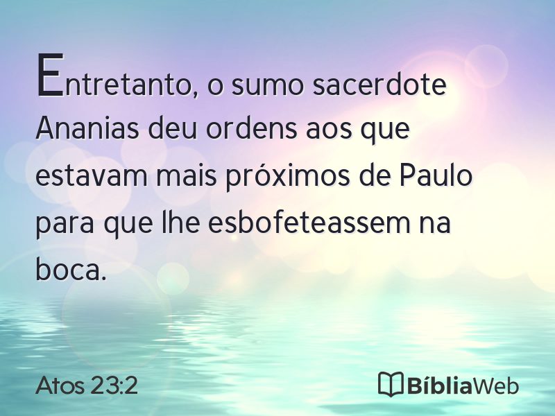 Atos 23:2 em imagem para compartilhar