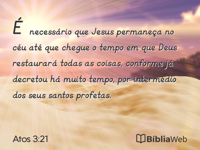 Atos 3:21 em imagem para compartilhar