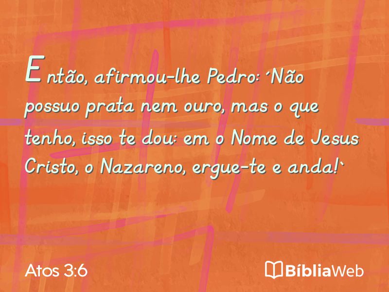 Atos 3:6 em imagem para compartilhar