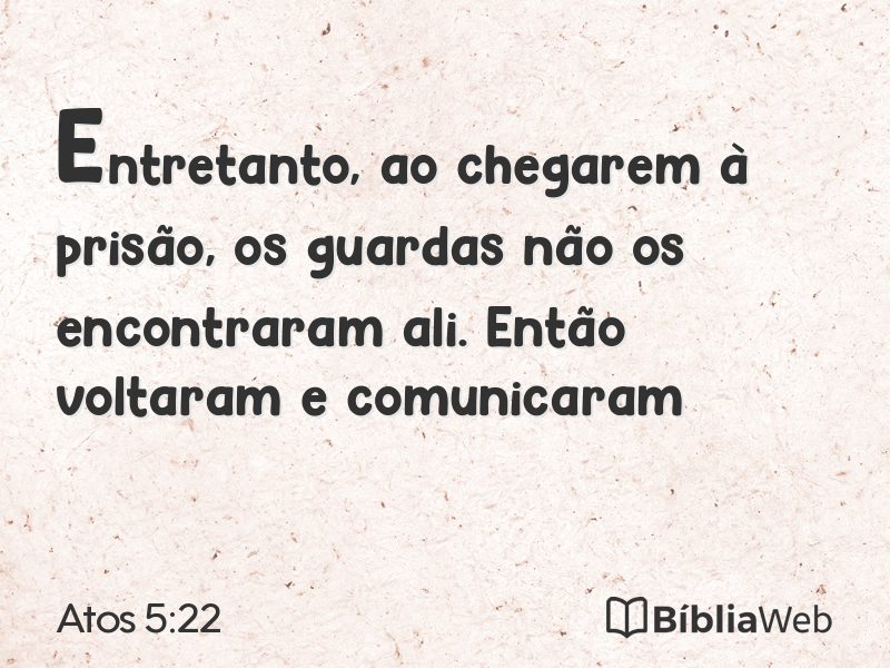 Atos 5:22 em imagem para compartilhar