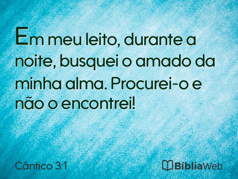 Cântico 3:1 em imagem para compartilhar