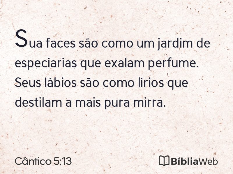 Cântico 5:13 em imagem para compartilhar