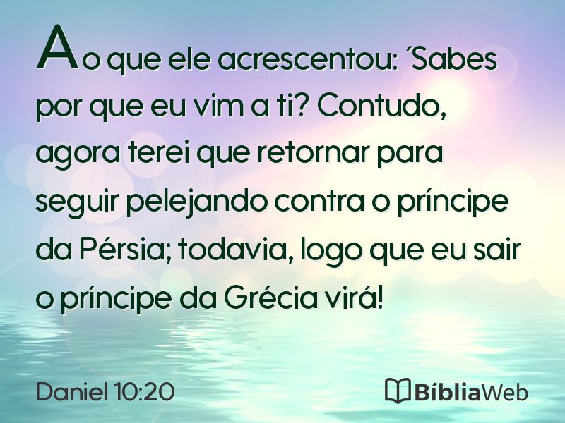 Daniel 10:20 em imagem para compartilhar