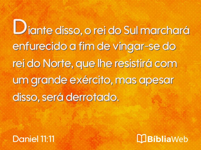 Daniel 11:11 em imagem para compartilhar