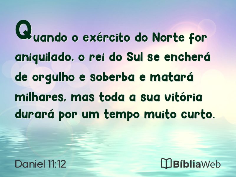Daniel 11:12 em imagem para compartilhar