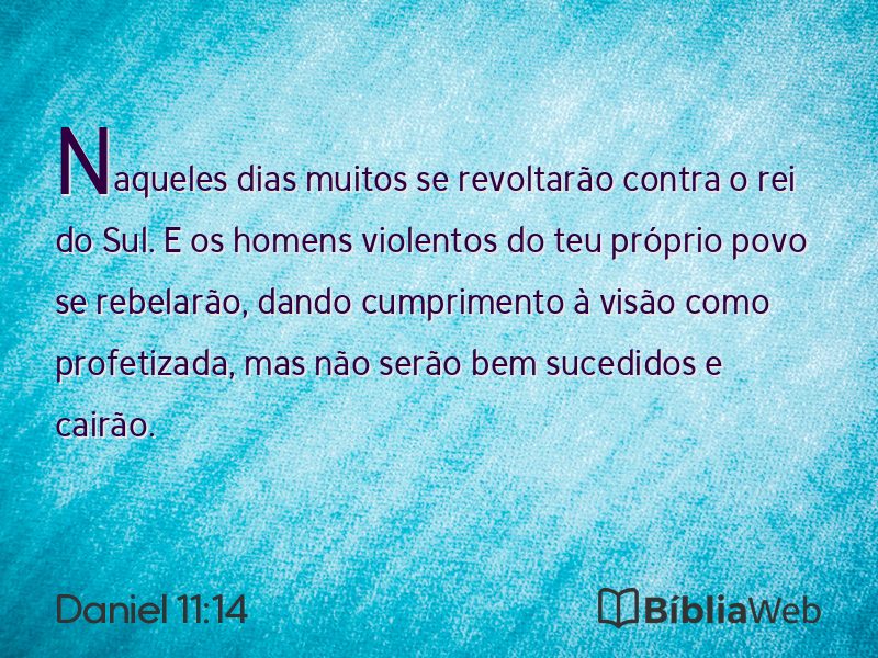 Daniel 11:14 em imagem para compartilhar