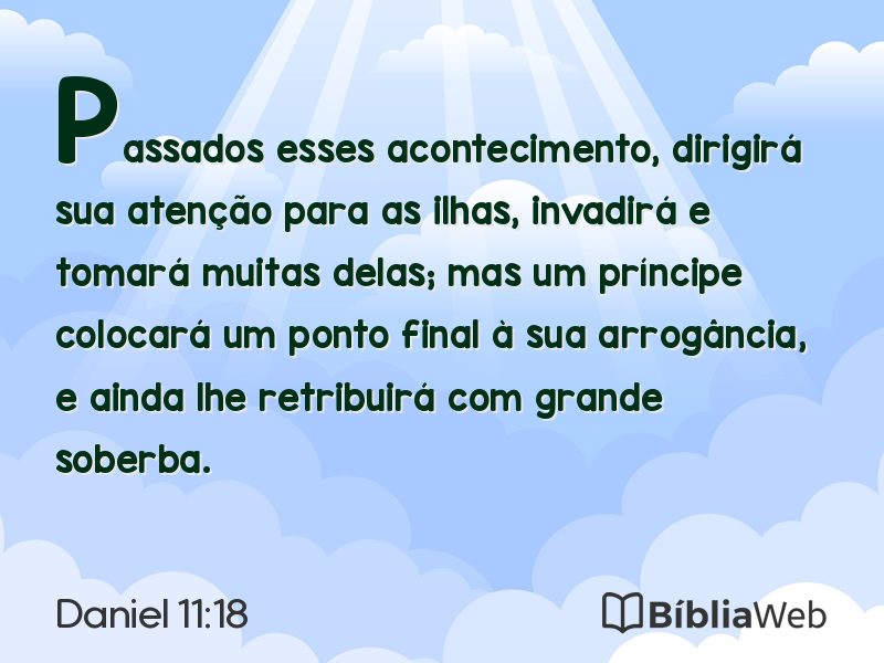 Daniel 11:18 em imagem para compartilhar