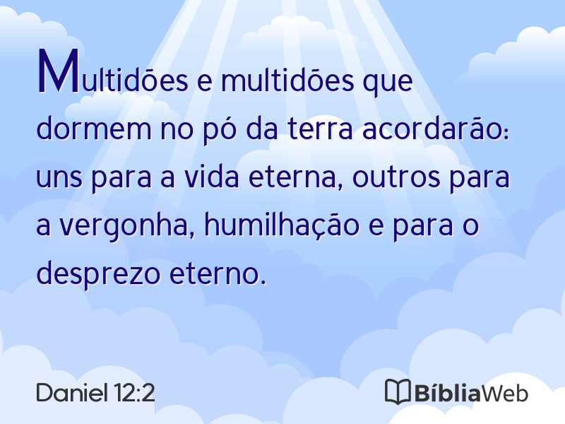 Daniel 12:2 em imagem para compartilhar