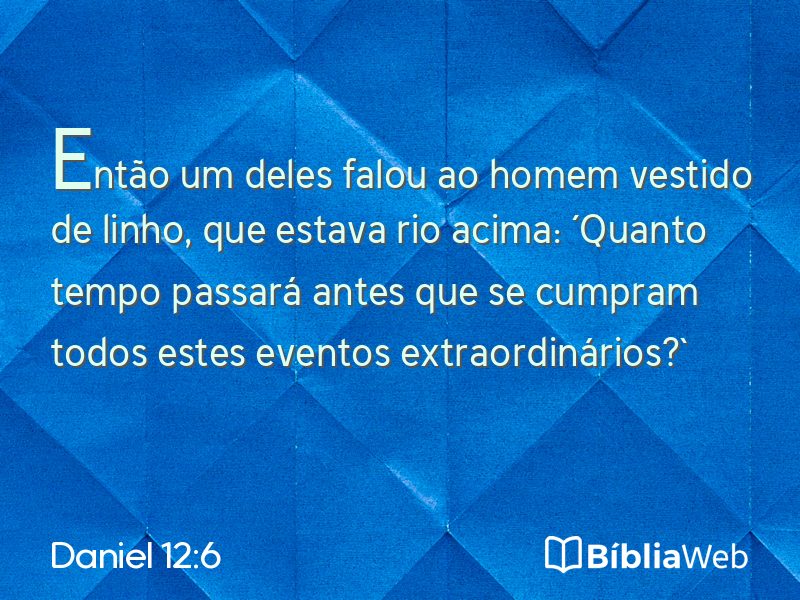 Daniel 12:6 em imagem para compartilhar