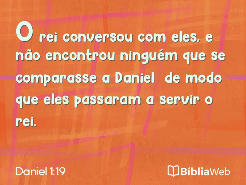 Daniel 1:19 em imagem para compartilhar