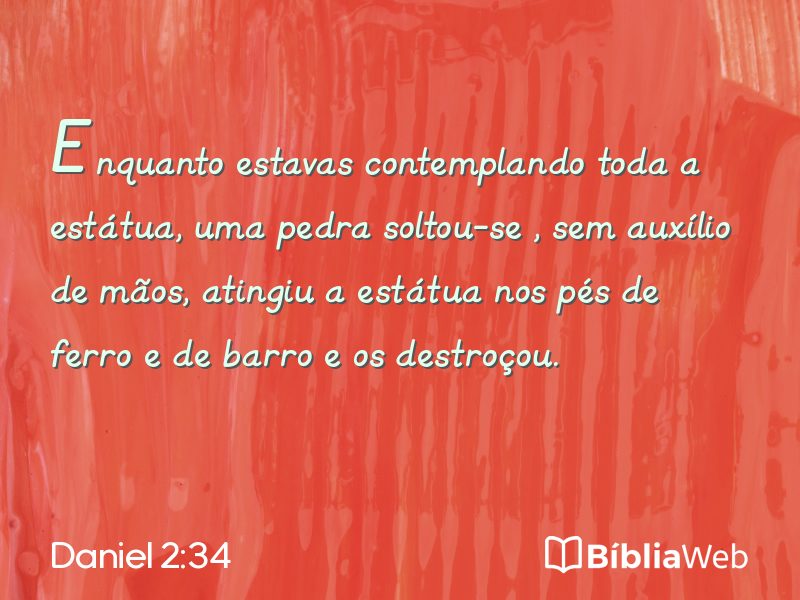 Daniel 2:34 em imagem para compartilhar