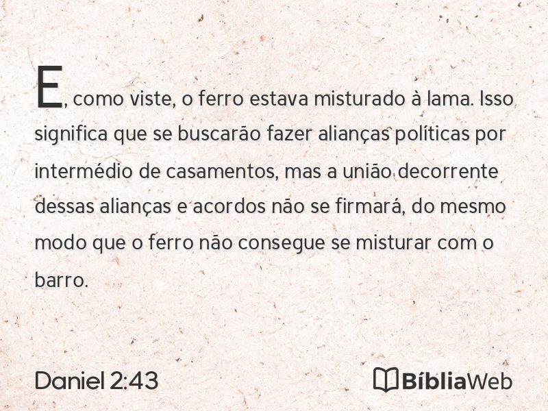 Daniel 2:43 em imagem para compartilhar
