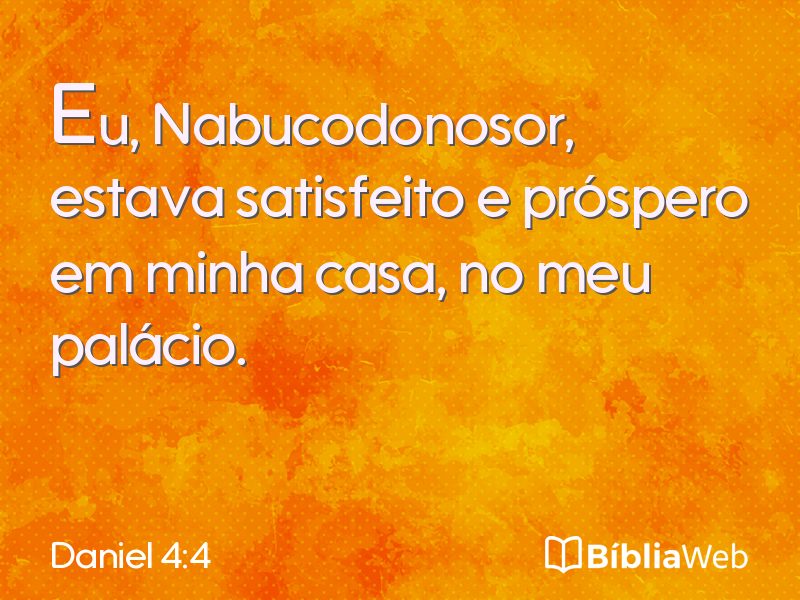 Daniel 4:4 em imagem para compartilhar