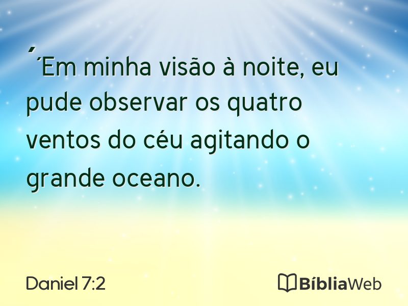 Daniel 7:2 em imagem para compartilhar