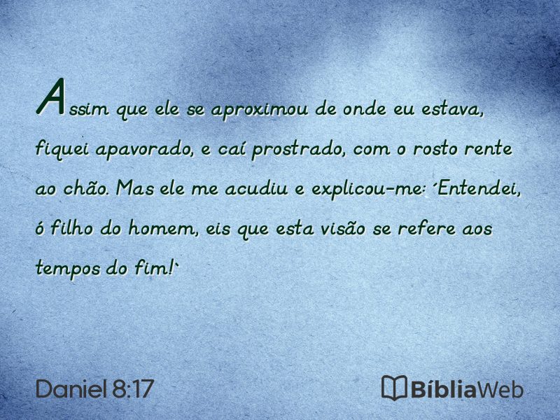 Daniel 8:17 em imagem para compartilhar