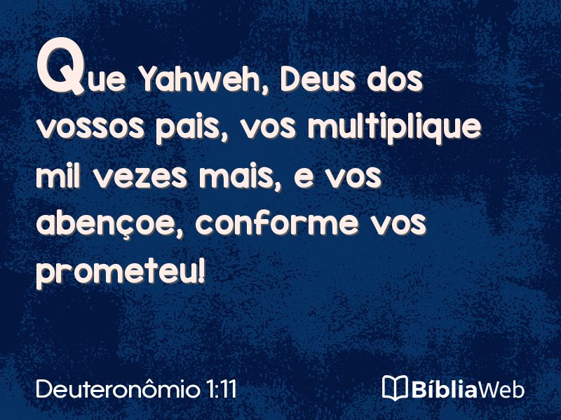 Deuteronômio 1:11 em imagem para compartilhar