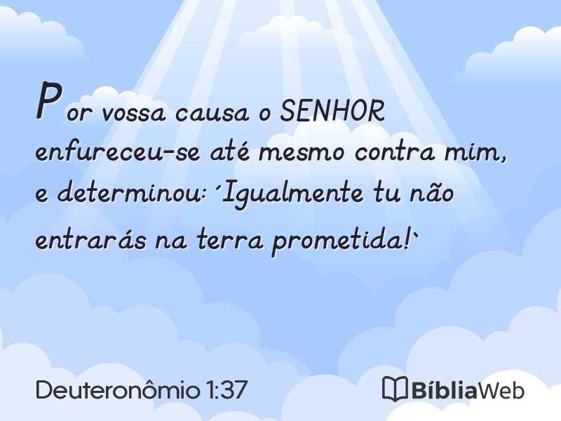 Deuteronômio 1:37 em imagem para compartilhar