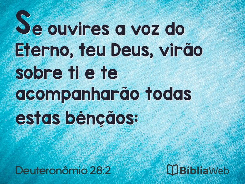 Deuteronômio 28:2 em imagem para compartilhar