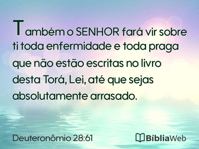 Deuteronômio 28:61 em imagem para compartilhar