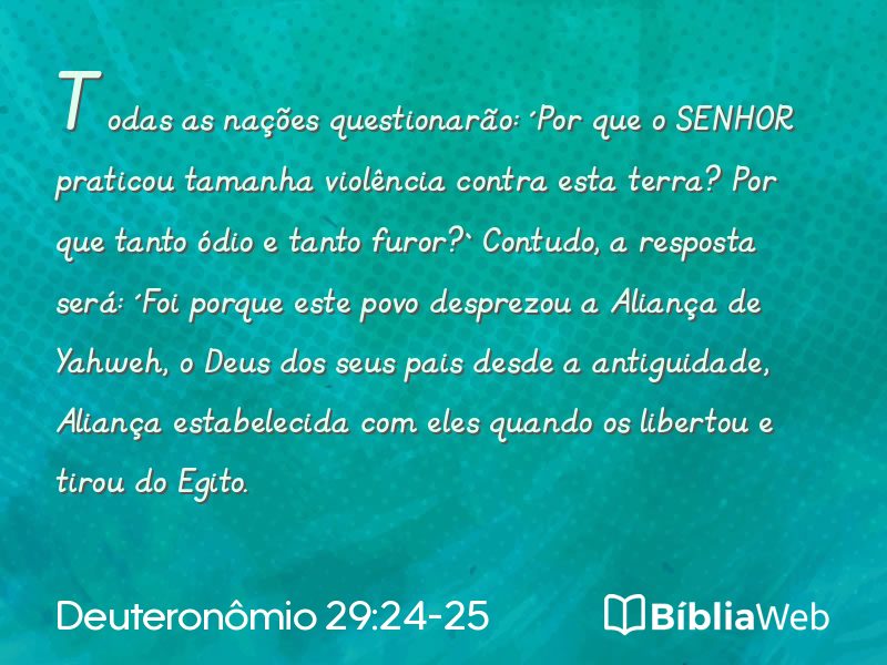 Deuteronômio 29:24-25 em imagem para compartilhar