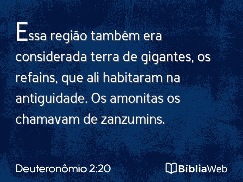 Deuteronômio 2:20 em imagem para compartilhar