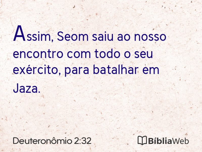 Deuteronômio 2:32 em imagem para compartilhar