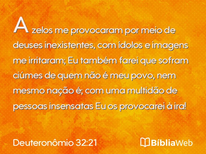 Deuteronômio 32:21 em imagem para compartilhar