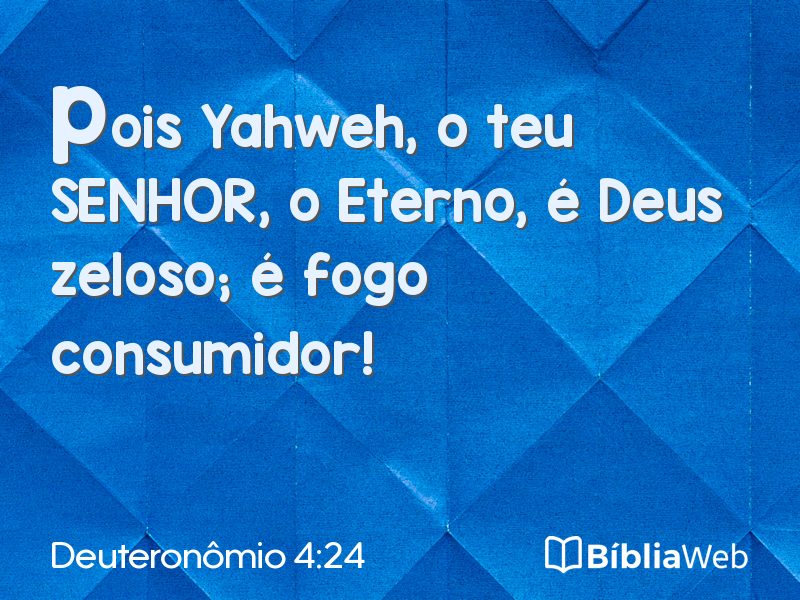 Deuteronômio 4:24 em imagem para compartilhar