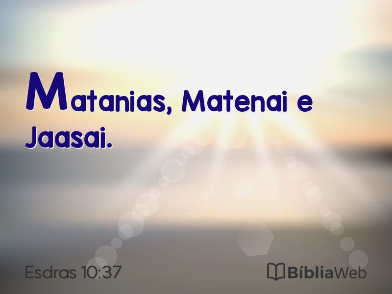 Esdras 10:37 em imagem para compartilhar