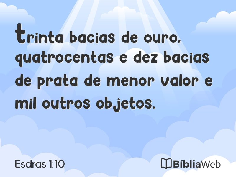 Esdras 1:10 em imagem para compartilhar