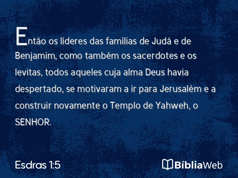 Esdras 1:5 em imagem para compartilhar