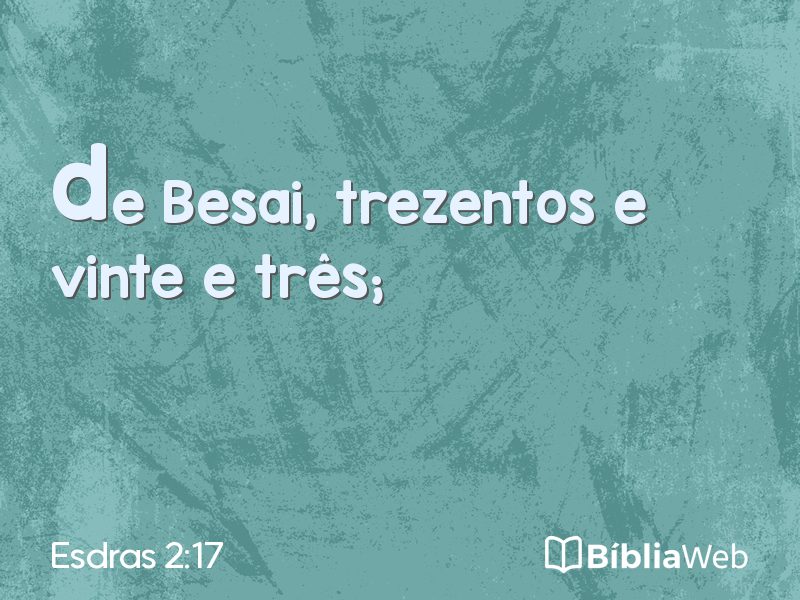 Esdras 2:17 em imagem para compartilhar