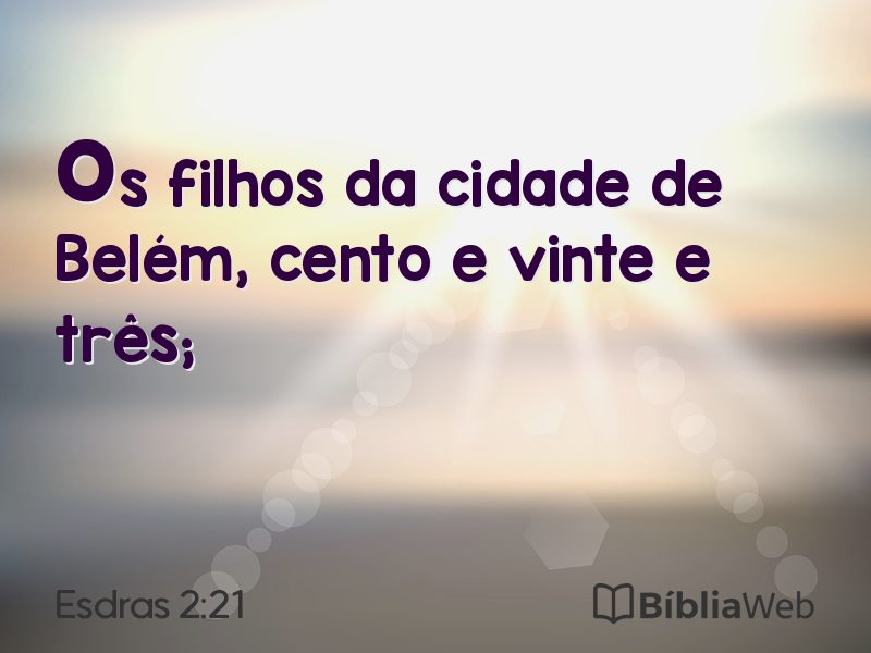 Esdras 2:21 em imagem para compartilhar