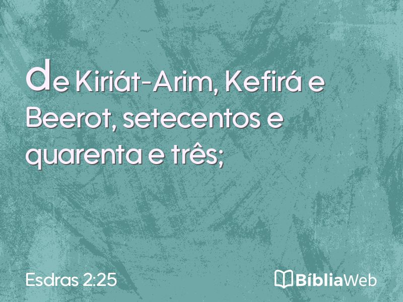 Esdras 2:25 em imagem para compartilhar