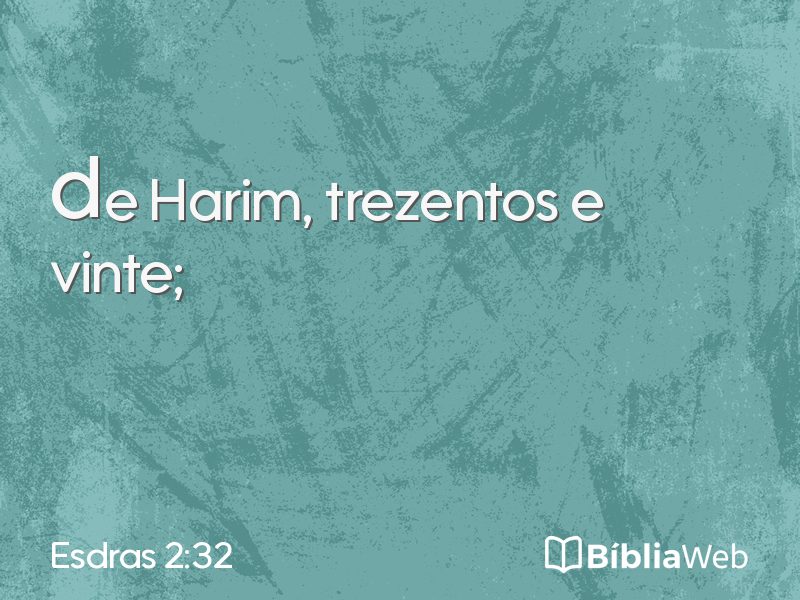 Esdras 2:32 em imagem para compartilhar