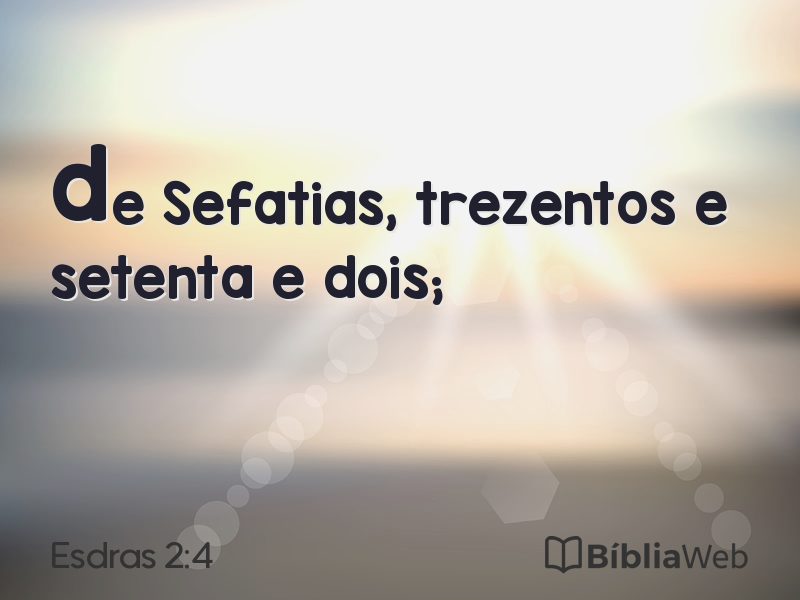Esdras 2:4 em imagem para compartilhar