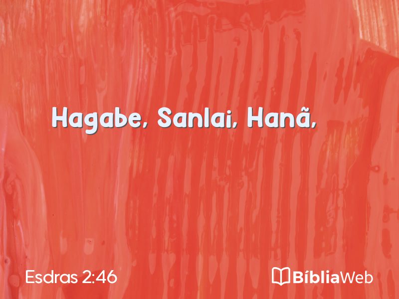 Esdras 2:46 em imagem para compartilhar
