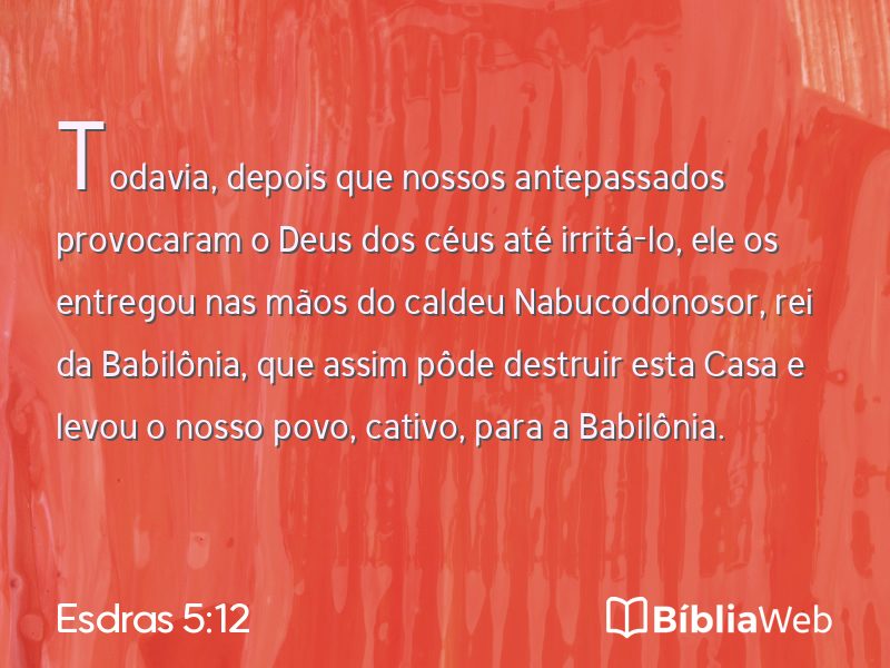 Esdras 5:12 em imagem para compartilhar