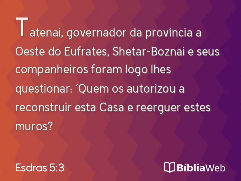 Esdras 5:3 em imagem para compartilhar
