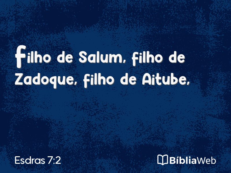 Esdras 7:2 em imagem para compartilhar
