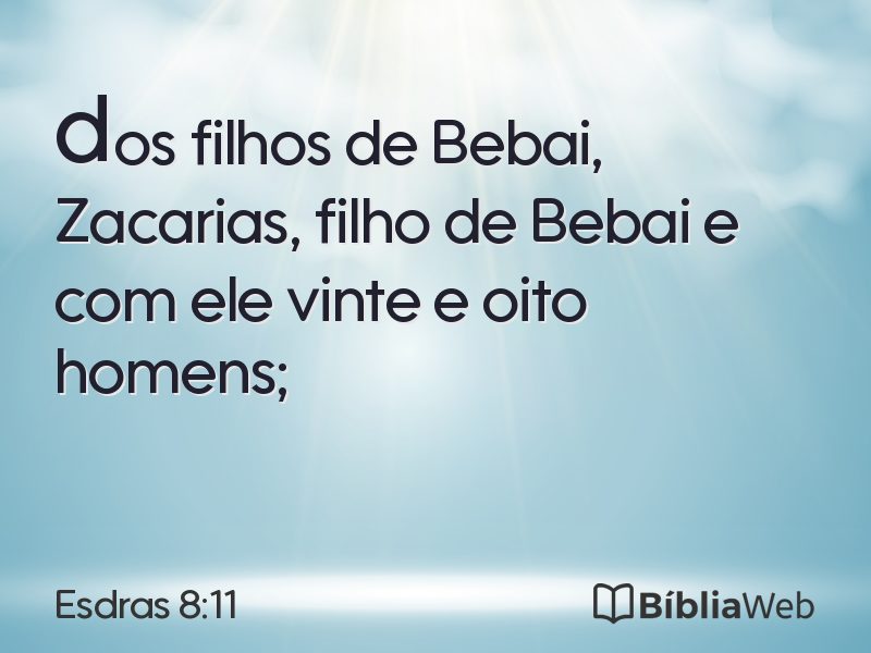 Esdras 8:11 em imagem para compartilhar