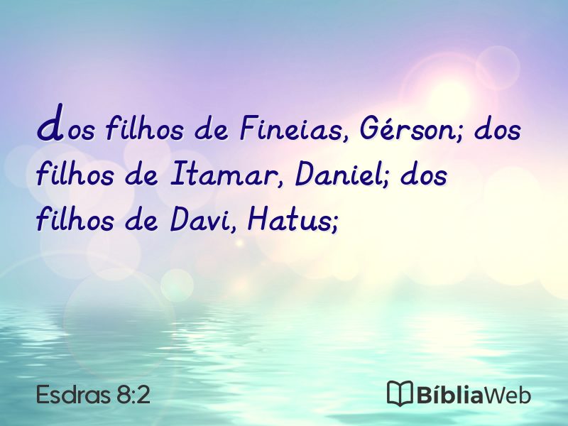 Esdras 8:2 em imagem para compartilhar